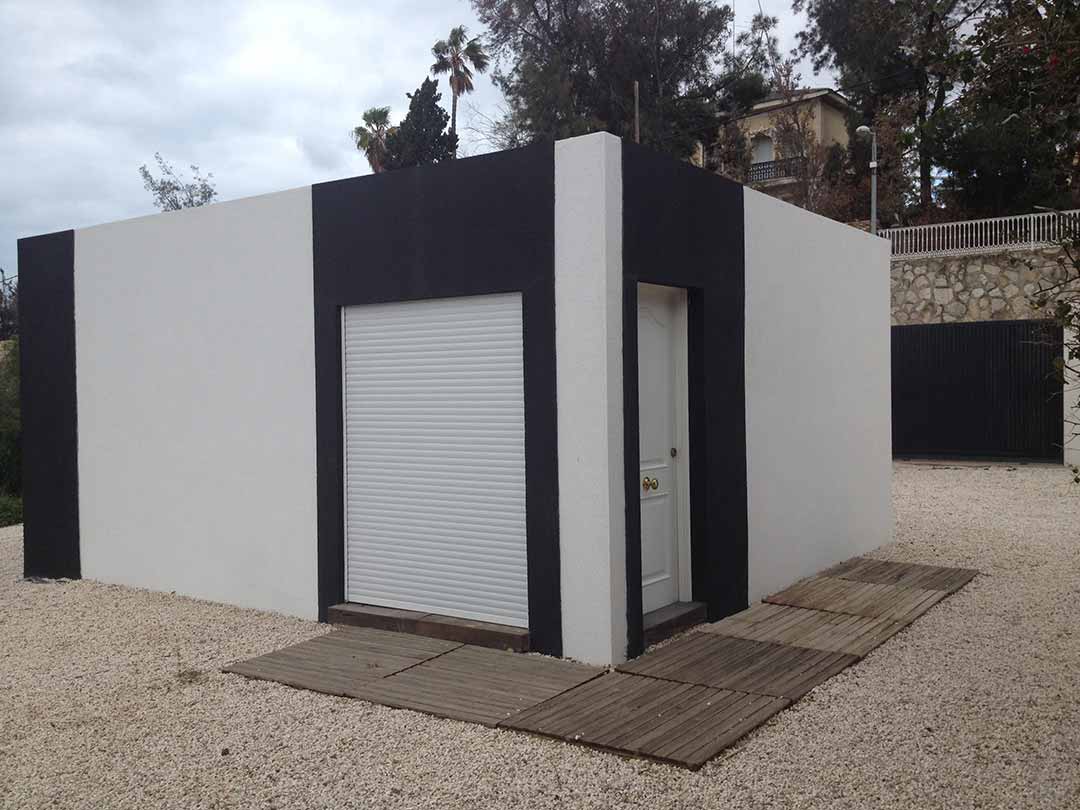 Casa modular entre medianeras