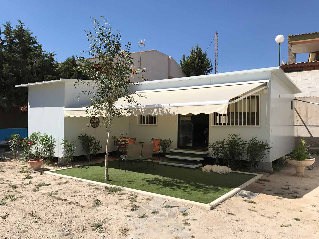 caseta de campo prefabricada